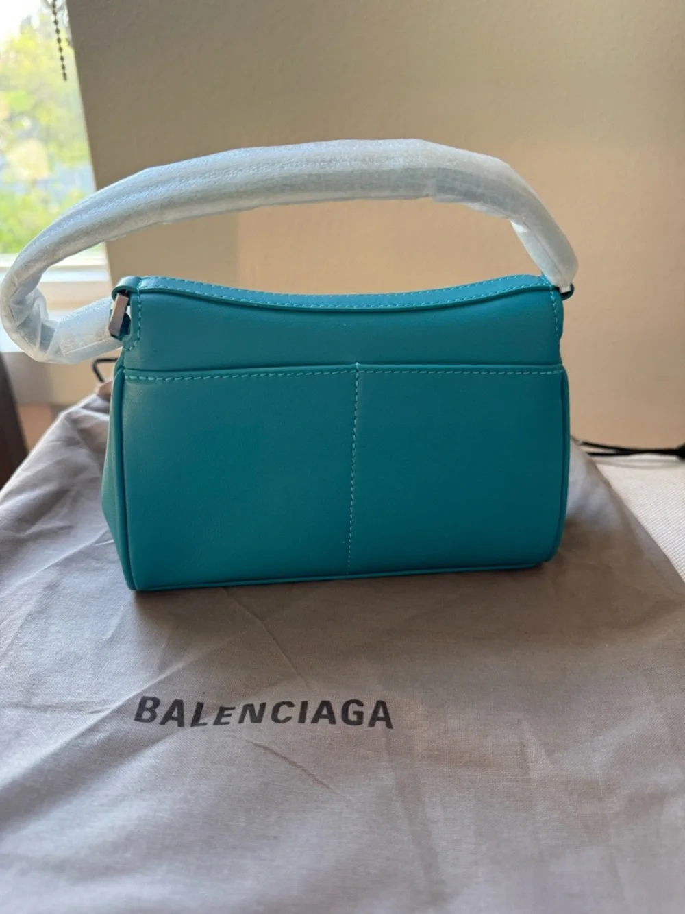 Brand New Balenciaga Teal Nano Rodeo Bag - Picture 3 of 9
